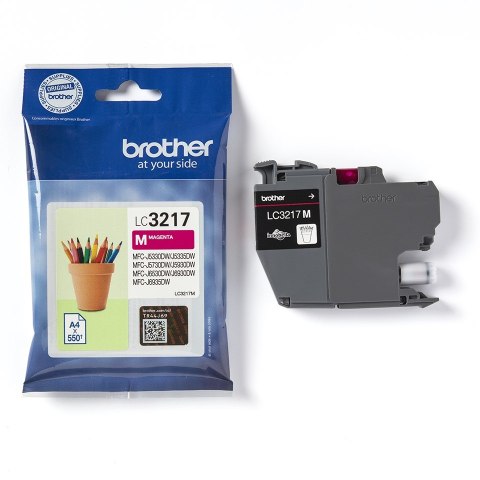 Brother LC-3217M nabój z tuszem 1 szt. Oryginalny Purpurowy Brother LC-3217M nabój z tuszem 1 szt. Oryginalny Purpurowy