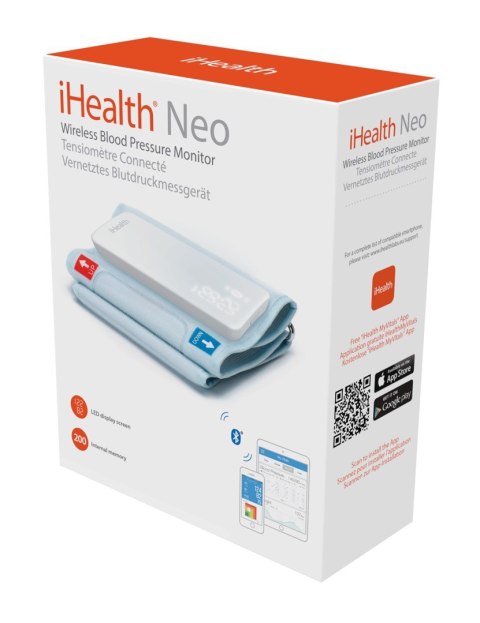 IHealth NEO IH-BP5S Inteligentny ciśnieniomierz naramienny Bluetooth IHealth NEO IH-BP5S Inteligentny ciśnieniomierz naramienny Bluetooth
