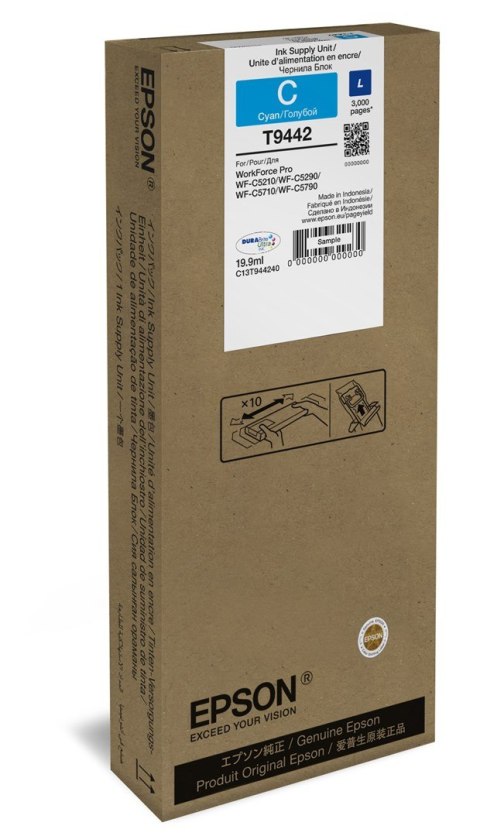 Kartridż Epson WF-C5210 Ink Cyan T944240 Kartridż Epson WF-C5210 Ink Cyan T944240