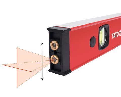 Poziomica Yato YT-30400 0,61 m kolor czerwony (EAN:230789234)