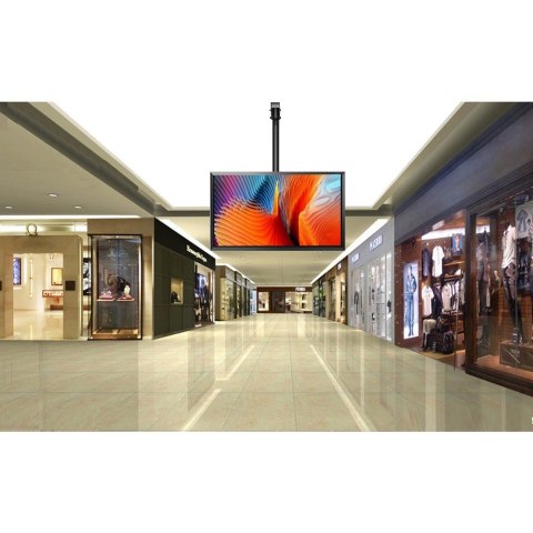 Techly ICA-CPLB 946S uchwyt do tablic informacyjnych 177,8 cm (70") Czarny