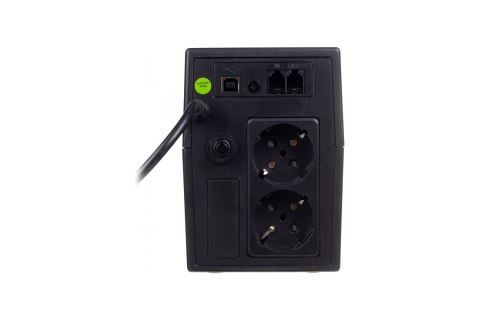 Digitus DN-170064 zasilacz UPS Technologia line-interactive 0,8 kVA 480 W 2 x gniazdo sieciowe