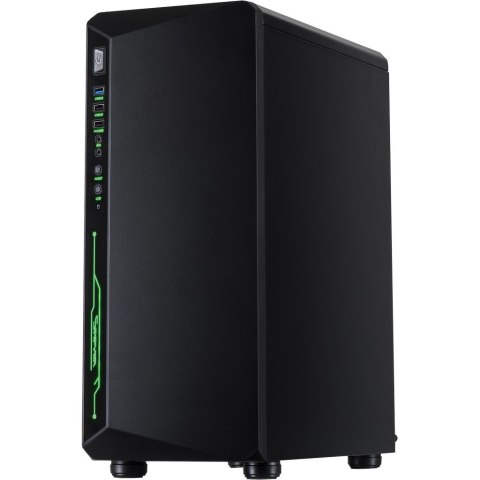 Inter-Tech C-3 Saphir - Wieża - PC - ATX - ITX - micro ATX - Stal - Szkło hartowane - Gaming