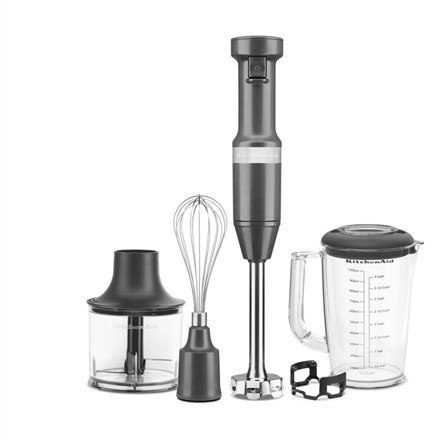 KitchenAid 5KHBV83 Blender immersyjny 180 W Szary, Stal