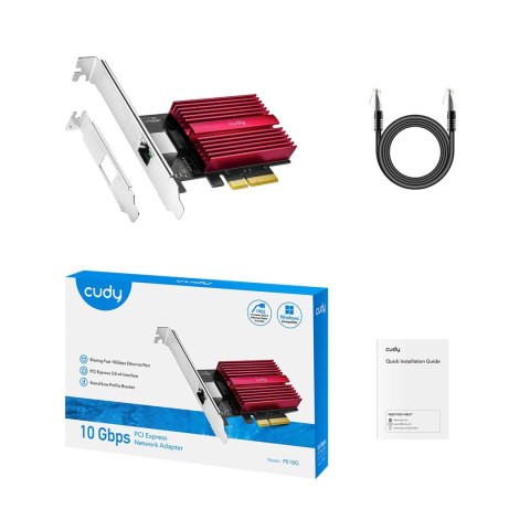 Cudy 10G PCI Express Adapter (Marvell AQC113) Cudy 10G PCI Express Adapter (Marvell AQC113)