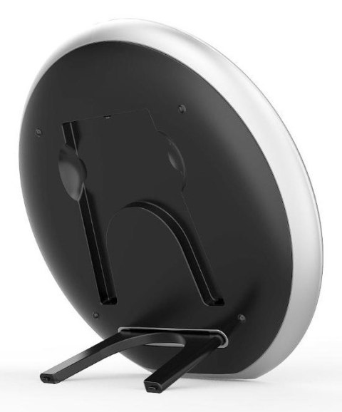 Denver QI chargers QI Charging pad Smartfon Czarny, Srebrny USB Bezprzewodowe ładowanie Wewnętrzna, Zewnętrzna