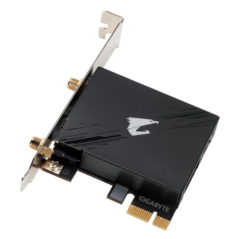 GIGA GC-WBAX210 Wi-Fi 6E i Bluetooth 5.2 (PCIe x1) Sprzedaż detaliczna GIGA GC-WBAX210 Wi-Fi 6E i Bluetooth 5.2 (PCIe x1) Sprzedaż detaliczna