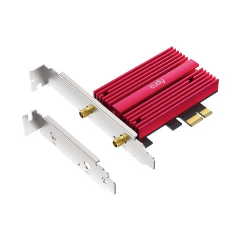 Karta sieciowa Cudy WE9300S WiFi 7 BE9400 BT 5.4 PCI-E Karta sieciowa Cudy WE9300S WiFi 7 BE9400 BT 5.4 PCI-E