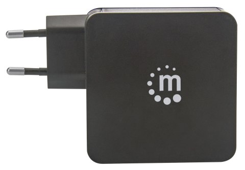 Manhattan 180214 ładowarka do urządzeń przenośnych Netbook, Tablet Czarny Prąd przemienny Wewnętrzna Manhattan 180214 ładowarka do urządzeń przenośnych Netbook, Tablet Czarny Prąd przemienny Wewnętrzna