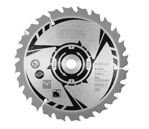 Tarcza widiowa RYOBI CSB190A1 tnąca do drewna 190 mm