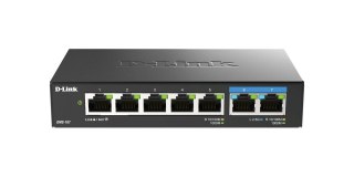 D-Link DMS-107/E switch niezarządzalny Gigabit Ethernet (10/100/1000) Czarny
