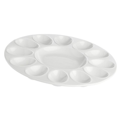 LA PORCELLANA BIANCA CONVIVIO Taca na jajka 26.5 cm LA PORCELLANA BIANCA CONVIVIO Taca na jajka 26.5 cm