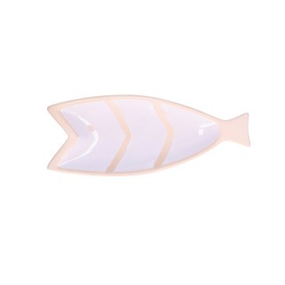 RITUALI DOMESTICI PELAGICOILLOGICO Talerz ryba biały 30.5 x 12.5 x 3 cm