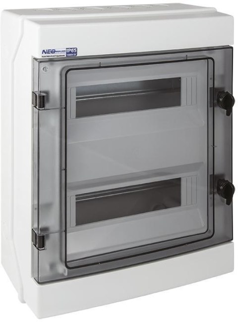 Rozdzielnica hermetyczna modułowa (500V AC, 1000V DC) 2x12 natynkowa (N+PE) IP65 RH-24 Rozdzielnica hermetyczna modułowa (500V AC, 1000V DC) 2x12 natynkowa (N+PE) IP65 RH-24