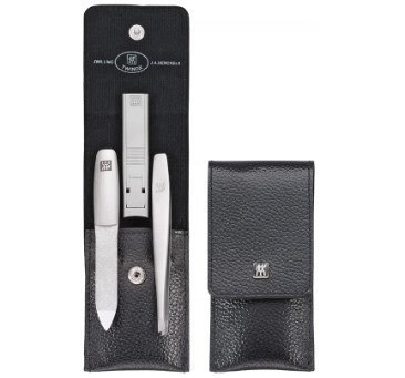 Zestaw do manicure ZWILLING 97119-004-0 Twinox - czarne, skórzane etui, 3 elementy Zestaw do manicure ZWILLING 97119-004-0 Twinox - czarne, skórzane etui, 3 elementy