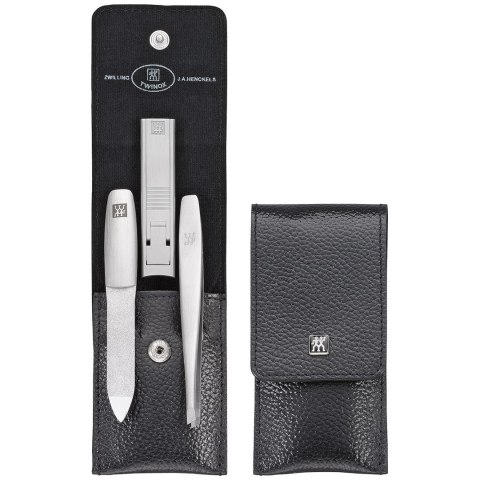 Zestaw do manicure ZWILLING 97119-004-0 Twinox - czarne, skórzane etui, 3 elementy Zestaw do manicure ZWILLING 97119-004-0 Twinox - czarne, skórzane etui, 3 elementy