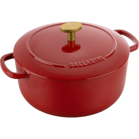 BALLARINI BELLAMONTE Garnek żeliwny okrągły 2.6 ltr, czerwony BALLARINI BELLAMONTE Garnek żeliwny okrągły 2.6 ltr, czerwony