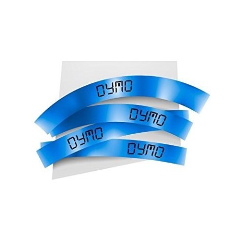 DYMO D1 - Standard Etykiety - Czarny na niebieskim - 9mm x 7m