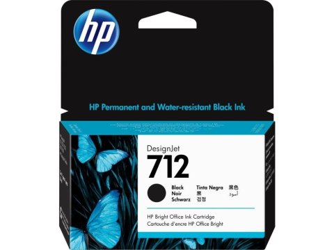 HP Czarny wkład atramentowy 712 DesignJet 38 ml HP Czarny wkład atramentowy 712 DesignJet 38 ml