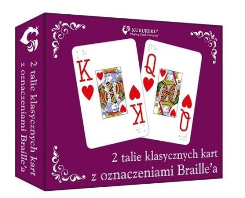 Karty klasyczne ze znakami Braille'a Karty klasyczne ze znakami Braille'a