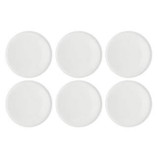 Zestaw 6 talerzy obiadowych Essenziale Gourmet - Biały, 26 cm