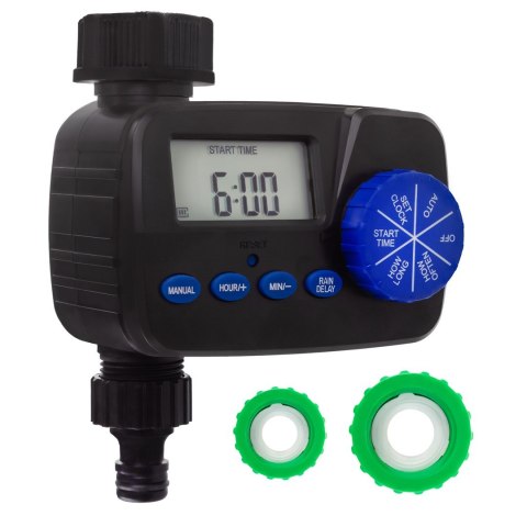 GREENBLUE ELEKTRONICZNY STEROWNIK NAWADNIANIA, ZASILANIE 2X1,5V AA GB390