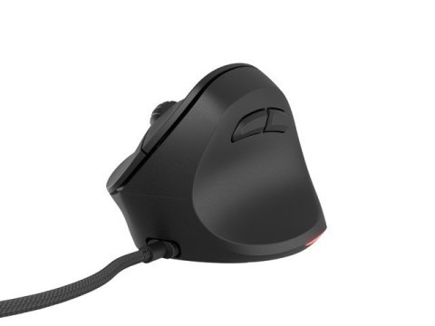 Mysz wertykalna CRAKE 2 PRO 128000DPI optyczna czarna