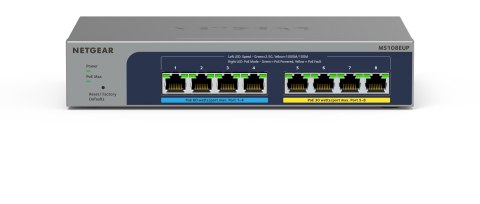 Switch Netgear MS108EUP-100EUS 8p PoE 230W (PoE+: 4p PoE++: 4p) Unmanaged Multigigabit