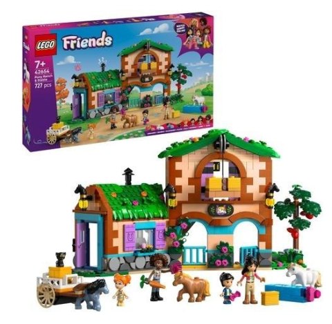 LEGO(R) FRIENDS 42654 Ranczo kucyków i stajnia LEGO(R) FRIENDS 42654 Ranczo kucyków i stajnia
