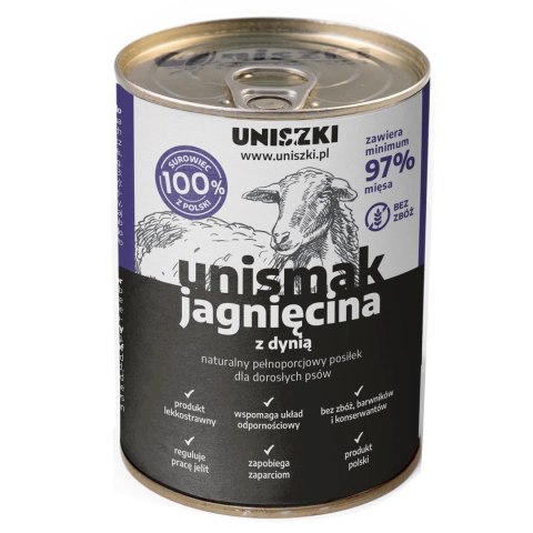 UNISZKI Unismak Jagnięcina 410g UNISZKI Unismak Jagnięcina 410g