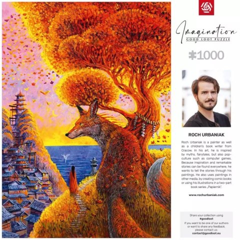 Good Loot Imagination Puzzle: Roch Urbaniak Benkei 1000 elementów Good Loot Imagination Puzzle: Roch Urbaniak Benkei 1000 elementów