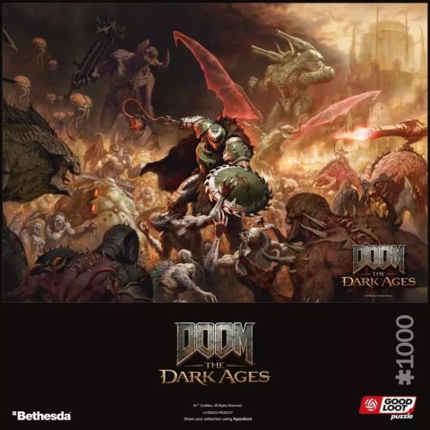 Good Loot Gaming Puzzle: Doom The Dark Ages Slayer's Rage 1000 elementów Good Loot Gaming Puzzle: Doom The Dark Ages Slayer's Rage 1000 elementów