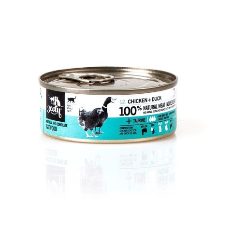 3Coty CHICKEN + DUCK for Adult cats 80g 3Coty CHICKEN + DUCK for Adult cats 80g