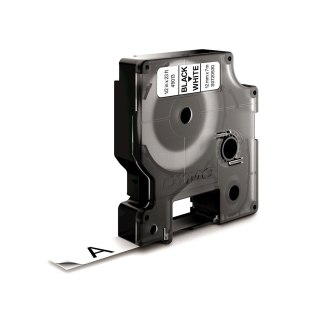 DYMO D1 - Standard Etykiety - Czarno na białym - 12mm x 7m