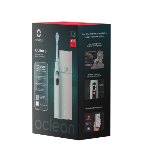 Elektryczna szczoteczka do zębów Oclean X Ultra S - zielona Elektryczna szczoteczka do zębów Oclean X Ultra S - zielona