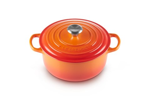 Le Creuset Signature Roaster okrągły piekarnik 22cm czerwony Le Creuset Signature Roaster okrągły piekarnik 22cm czerwony