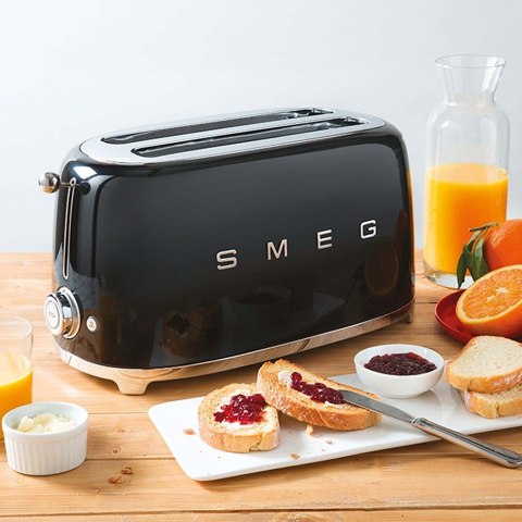 Smeg TSF01BLEU toster 6 2 kaw. 950 W Czarny Smeg TSF01BLEU toster 6 2 kaw. 950 W Czarny
