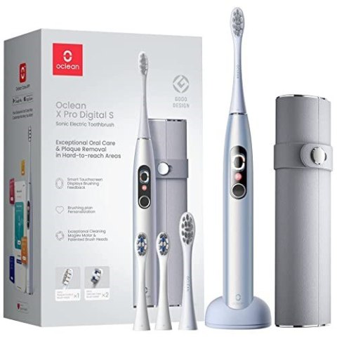 Zestaw szczoteczek sonicznych Oclean X Pro Digital Set (srebrny)