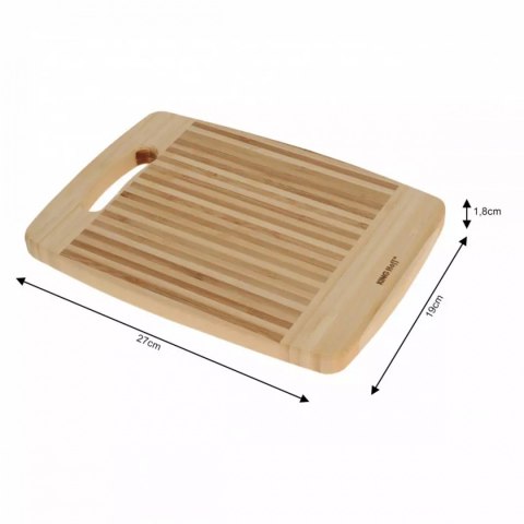 BAMBUSOWA DESKA KUCHENNA 27x19cm KINGHOFF KH-1137 BAMBUSOWA DESKA KUCHENNA 27x19cm KINGHOFF KH-1137