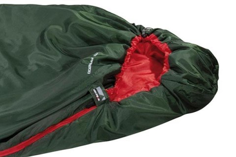 High Peak Lite Pak 1200 Śpiwór typu mumia Poliester Zielony, Czerwony