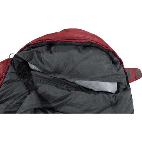 Śpiwór High Peak Redwool 3 220 x 80 x 50 cm bordowo-szary lewy 23085 Śpiwór High Peak Redwool 3 220 x 80 x 50 cm bordowo-szary lewy 23085
