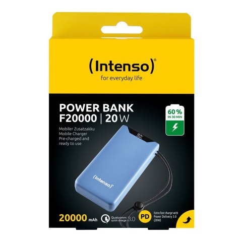 Intenso 7332055 bank mocy Litowo-polimerowy (LiPo) 20000 mAh Niebieski