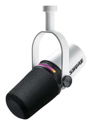 Shure MV7+-W - Mikrofon lektorski/wokalny ze złączem XLR/USB-C Białyv