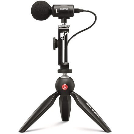 Shure | Mikrofon i zestaw wideo | MV88+DIG-VIDKIT | Czarny