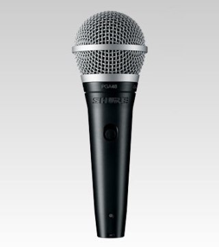 Shure PGA48-XLR Czarny, Metaliczny Mikrofon Stage / Performance