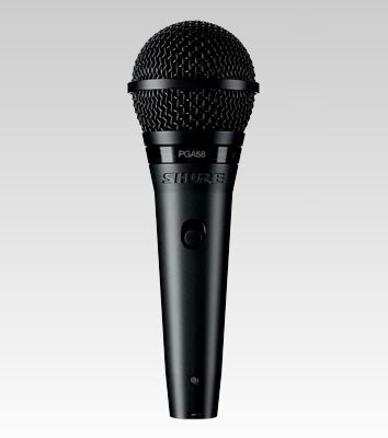 Shure PGA58-XLR Czarny Mikrofon Stage / Performance Shure PGA58-XLR Czarny Mikrofon Stage / Performance
