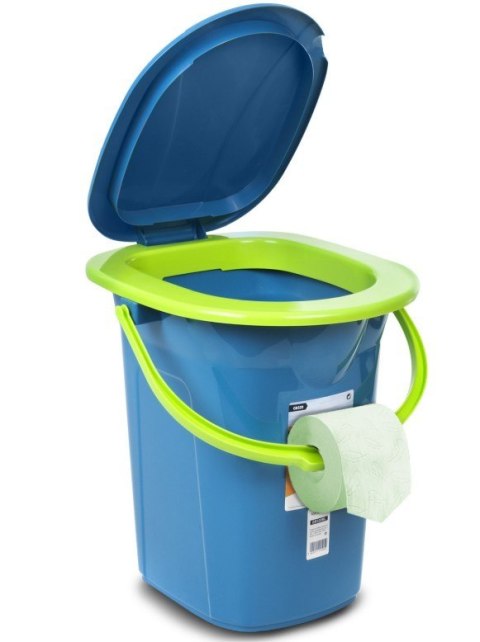 Toaleta turystyczna GB320BL morski-limonka Toaleta turystyczna GB320BL morski-limonka