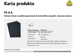 K.PAPIER ŚCIER.WODNY P 220 PS8A/50szt