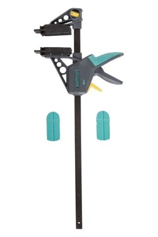 Wolfcraft GmbH 6985000 klamra Zacisk stolarski 45 cm Szary, Turkusowy