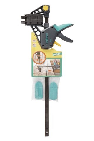 Wolfcraft GmbH 6985000 klamra Zacisk stolarski 45 cm Szary, Turkusowy